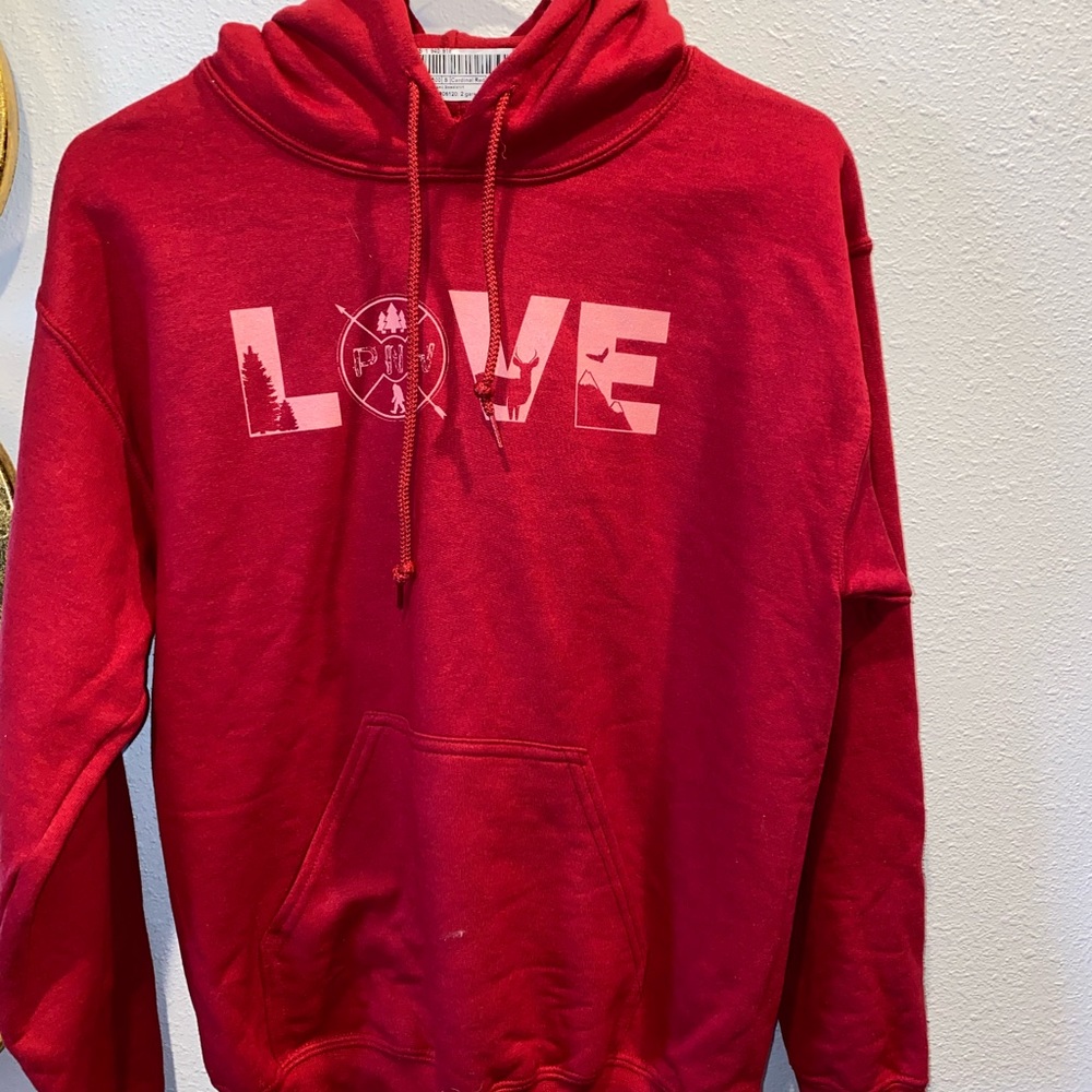 Red LOVE pnw sweatshirt